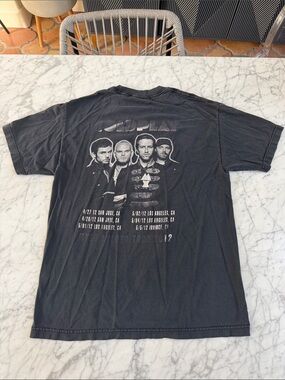 Coldplay 2012 Mylo XYloto Tour black rock band tee size L unisex